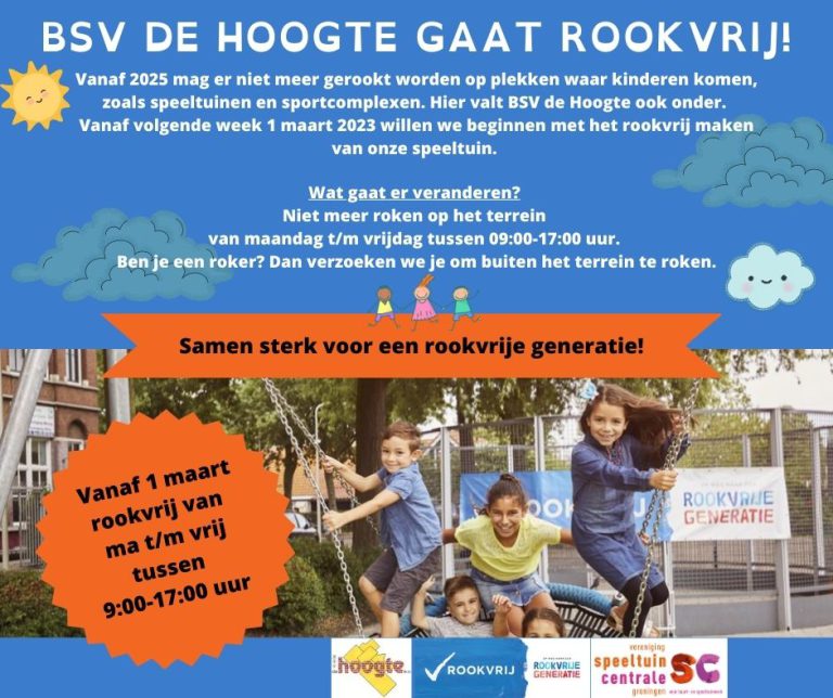 BSV de Hoogte gaat rookvrij!